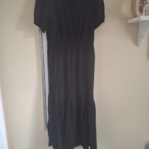 Simply Vera Vera Wang Black Maxi Dress